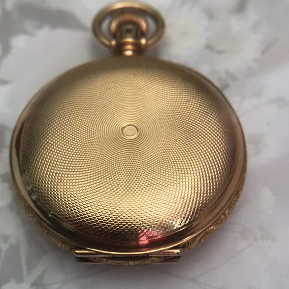 Rare Antique 133yr. Elgin GF Fancy Case Gents Hunter’s Pocket Watch! Elegant!